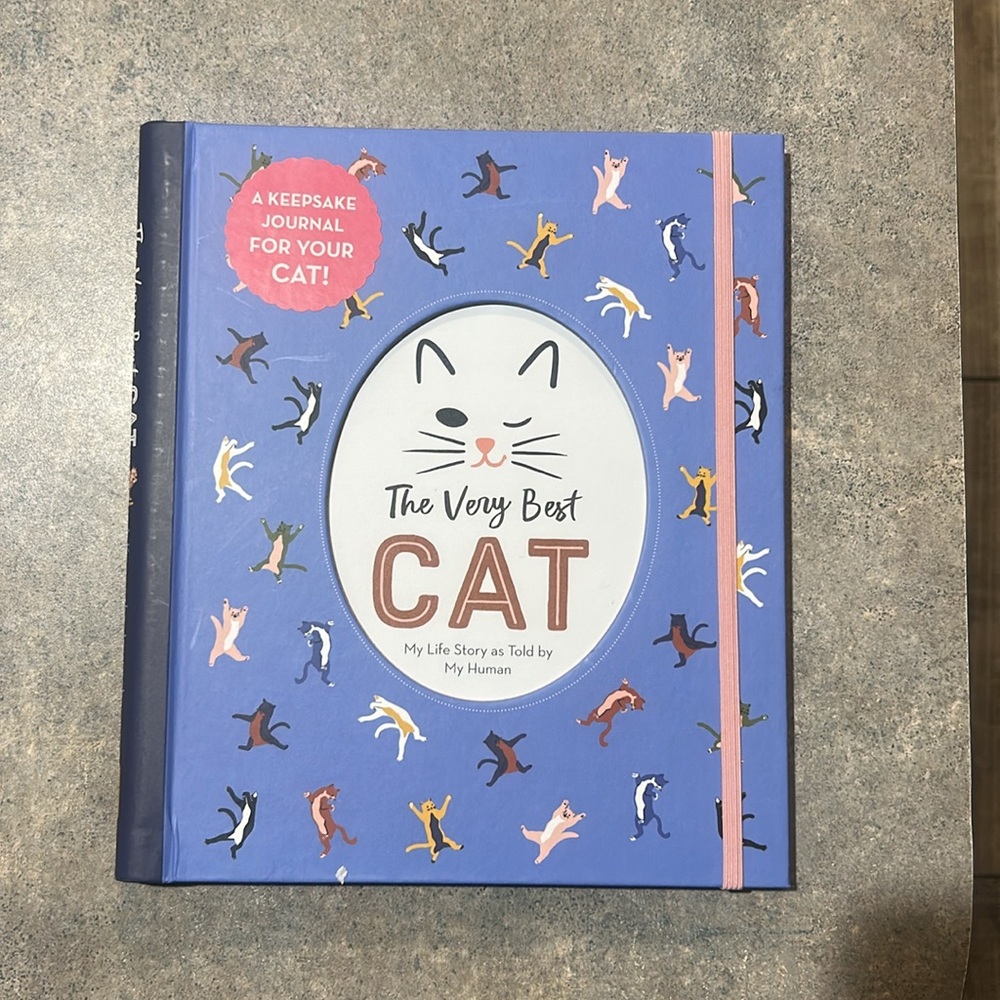 The Very Best Cat Keepsake Journal New 9 1/2 x 8